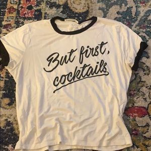 But first, cocktails graphic tee